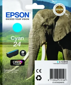 Bläckpatron EPSON C13T24224012 Cyan