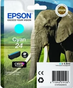 Bläckpatron EPSON C13T24224012 Cyan