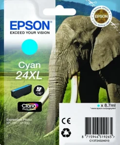 Bläckpatron EPSON C13T24324012 cyan