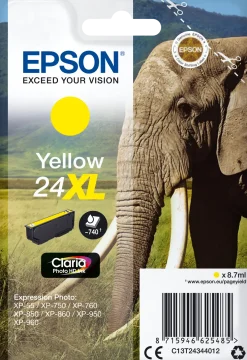 Bläckpatron EPSON C13T24344012 Gul