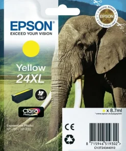 Bläckpatron EPSON C13T24344012 Gul