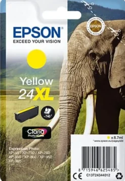 Bläckpatron EPSON C13T24344012 Gul