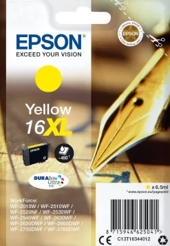 Bläckpatron EPSON C13T16344012 Gul