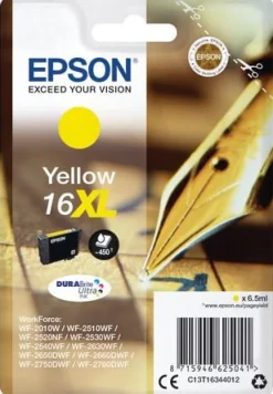 Bläckpatron EPSON C13T16344012 Gul