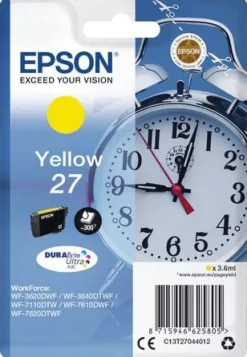 Bläckpatron EPSON C13T27044012 Gul