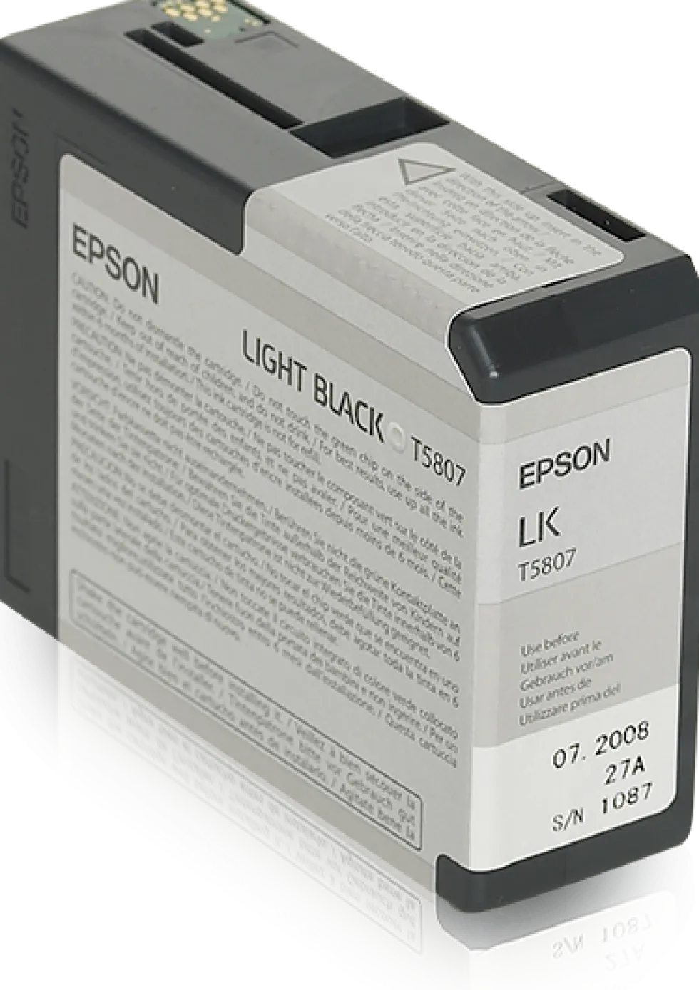 Bläckpatron EPSON C13T580700 ljussvart
