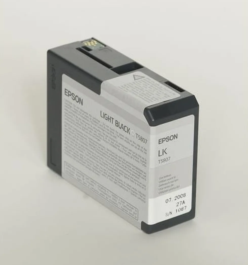 Bläckpatron EPSON C13T580700 ljussvart