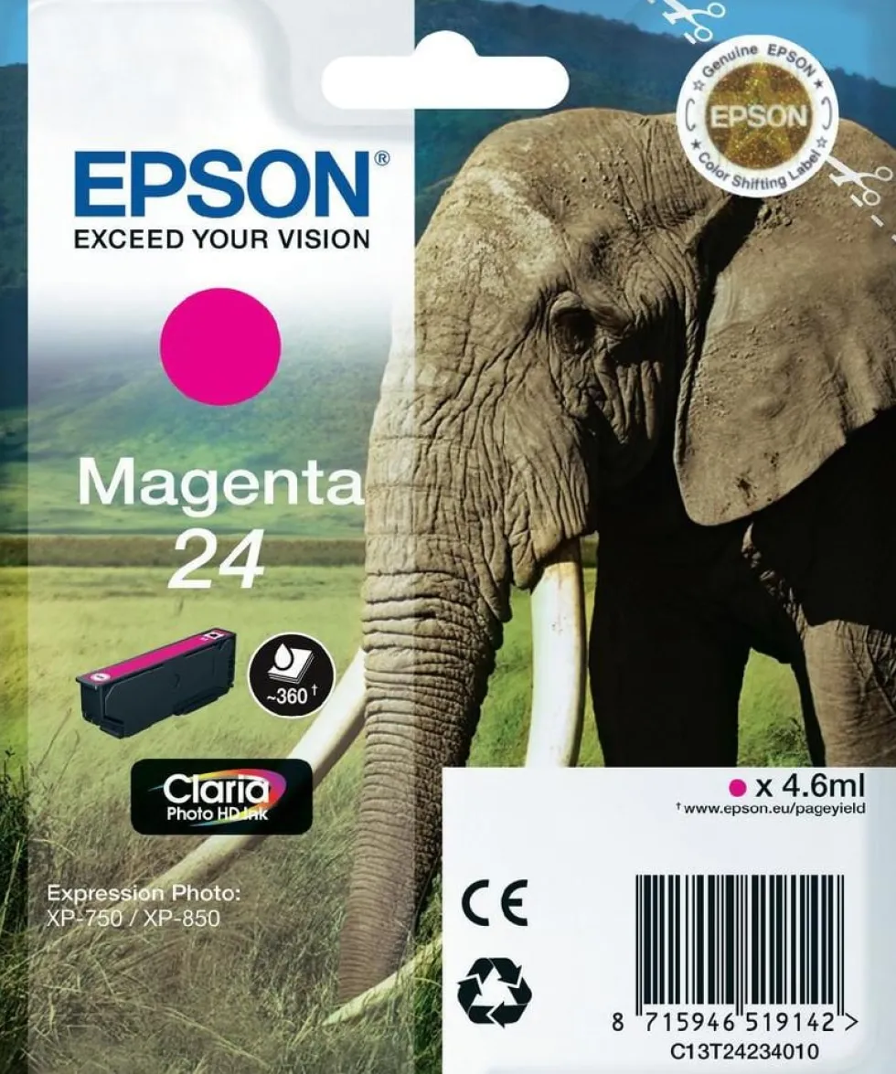 Bläckpatron EPSON C13T24234012 Magenta