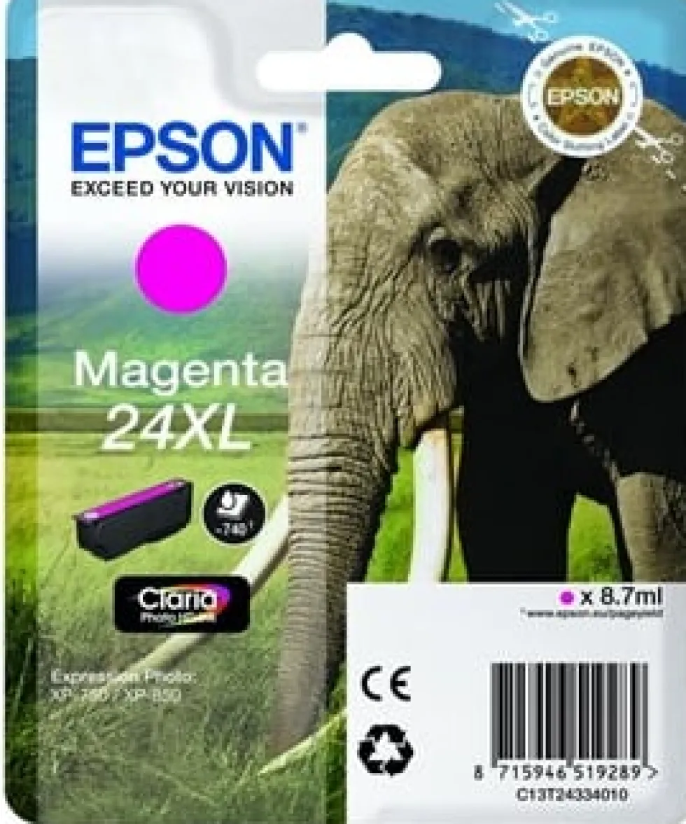 Bläckpatron EPSON C13T24334012 magenta