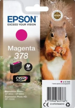 Bläckpatron EPSON C13T37834010 Magenta
