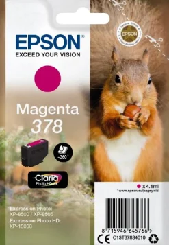 Bläckpatron EPSON C13T37834010 Magenta