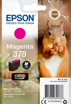 Bläckpatron EPSON C13T37834010 Magenta
