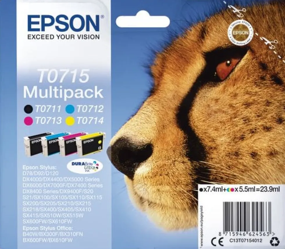 Bläckpatron EPSON C13T07154012 multipack