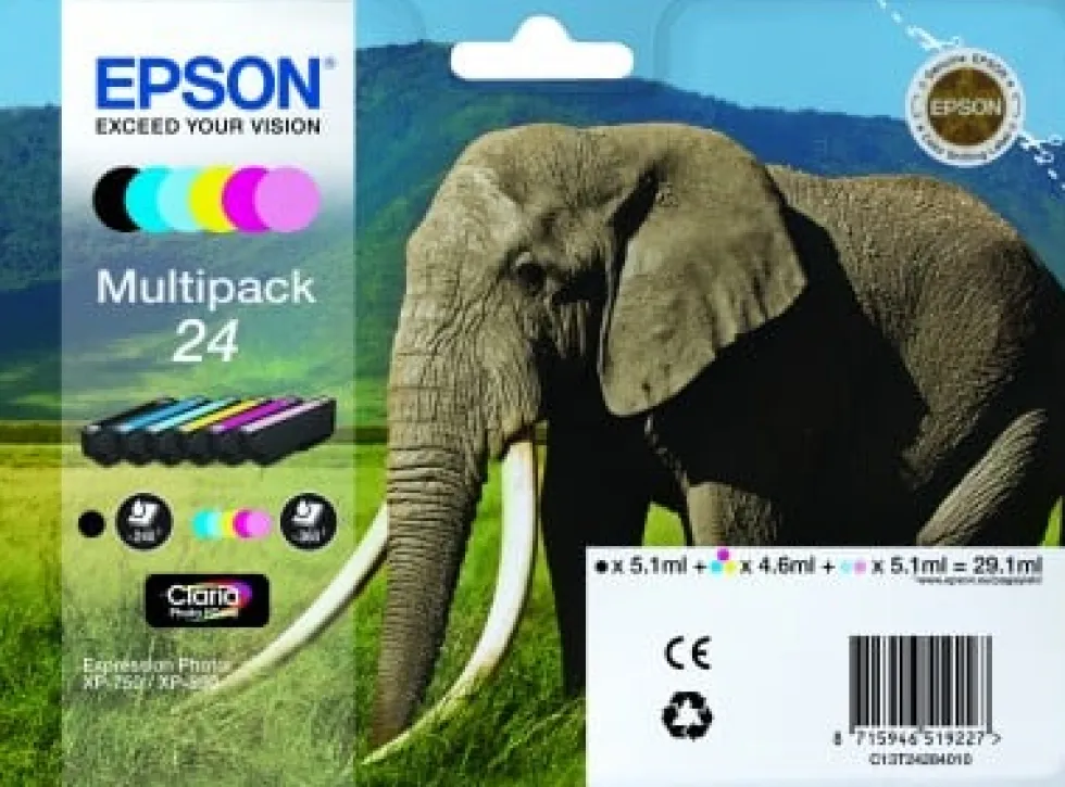 Bläckpatron EPSON C13T24284010 multipack