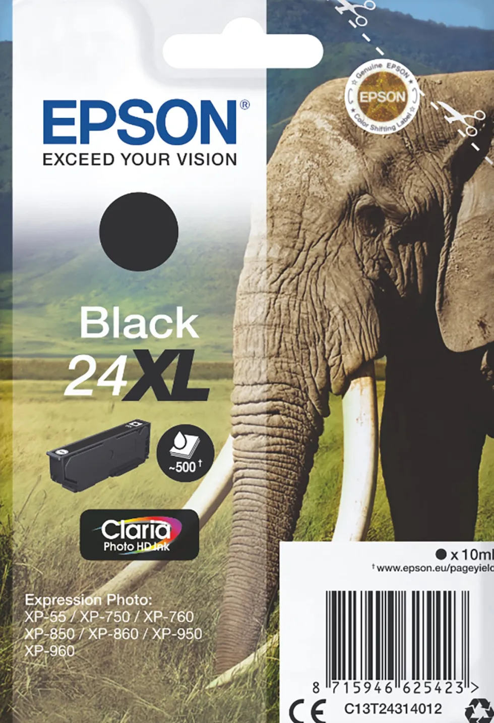 Bläckpatron EPSON C13T24314012 svart