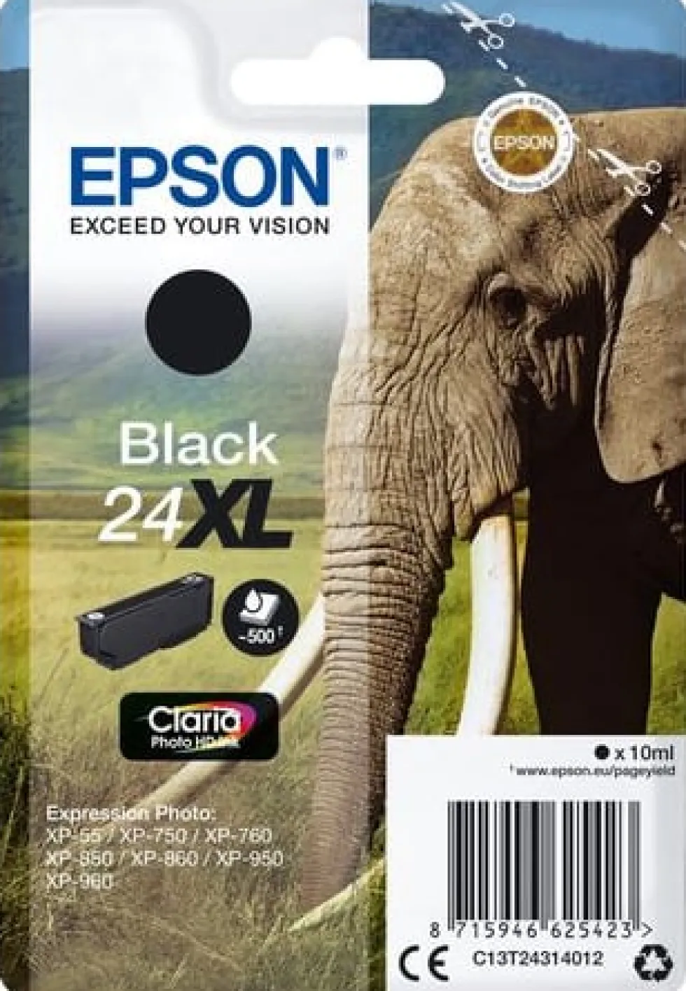 Bläckpatron EPSON C13T24314012 svart