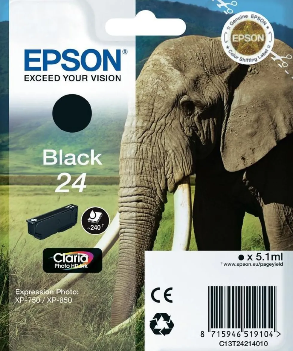 Bläckpatron EPSON C13T24214012 Svart