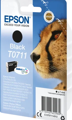 Bläckpatron EPSON C13T07114012 svart