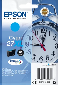Bläckpatron EPSON C13T27124012 XL cyan