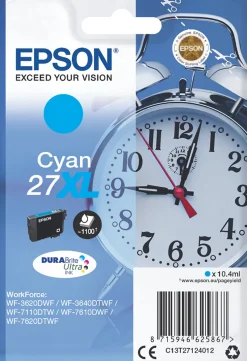 Bläckpatron EPSON C13T27124012 XL cyan
