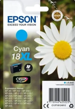 Bläckpatron EPSON C13T18124012 XL cyan