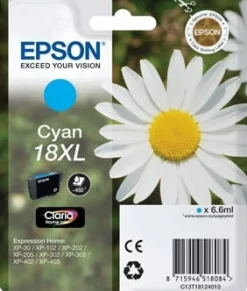 Bläckpatron EPSON C13T18124012 XL cyan