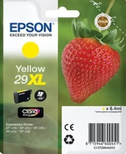 Bläckpatron EPSON C13T29944012 XL gul