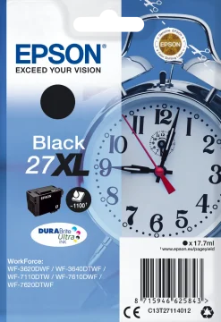 Bläckpatron EPSON C13T27114012 XL svart