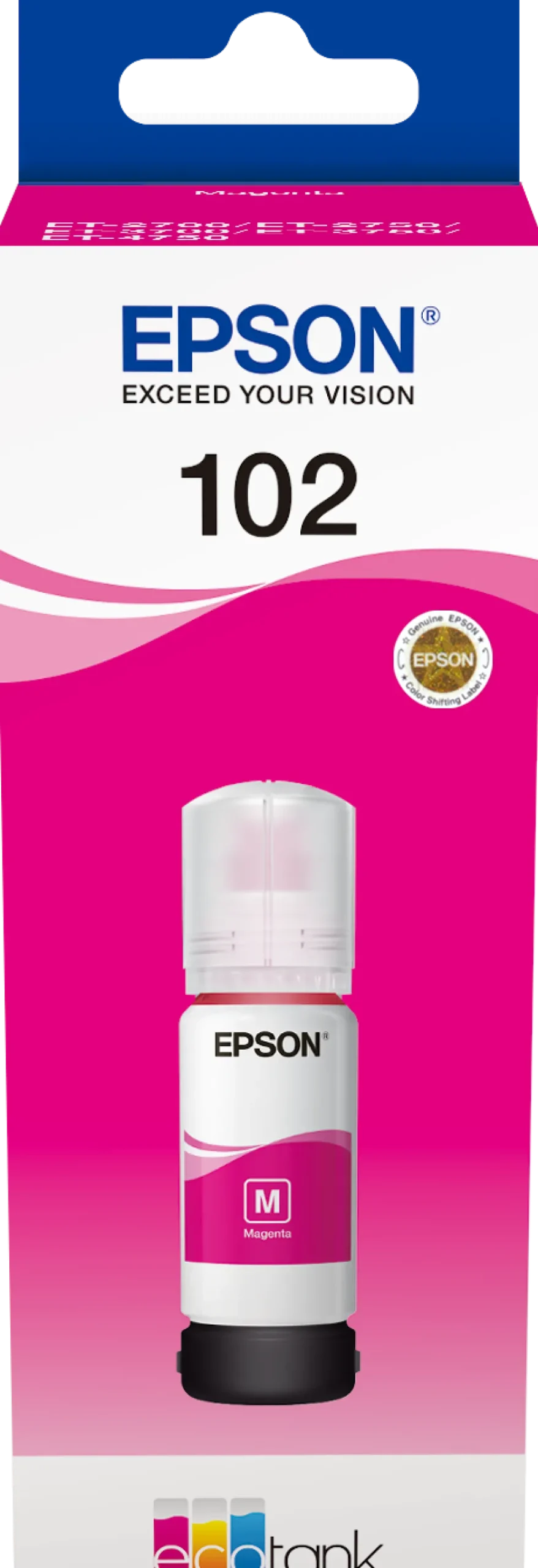 Bläckpatron EPSON T102 C13T03R340 Mag.