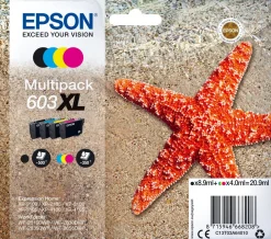 Bläckpatron EPSON T03U 603XL 4-färg 4/fp