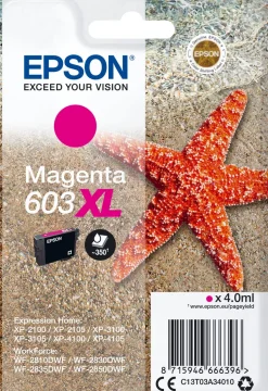Bläckpatron EPSON T03U 603XL magenta