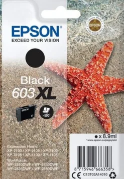 Bläckpatron EPSON T03U 603XL svart