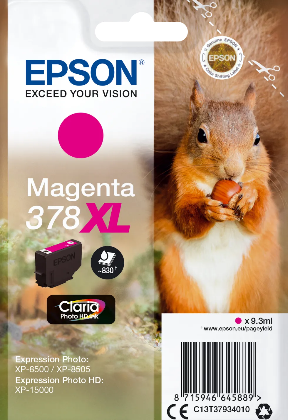 Bläckpatron EPSON T3788 XL Magenta