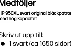 Bläckpatron HP CN045AE 950XL svart