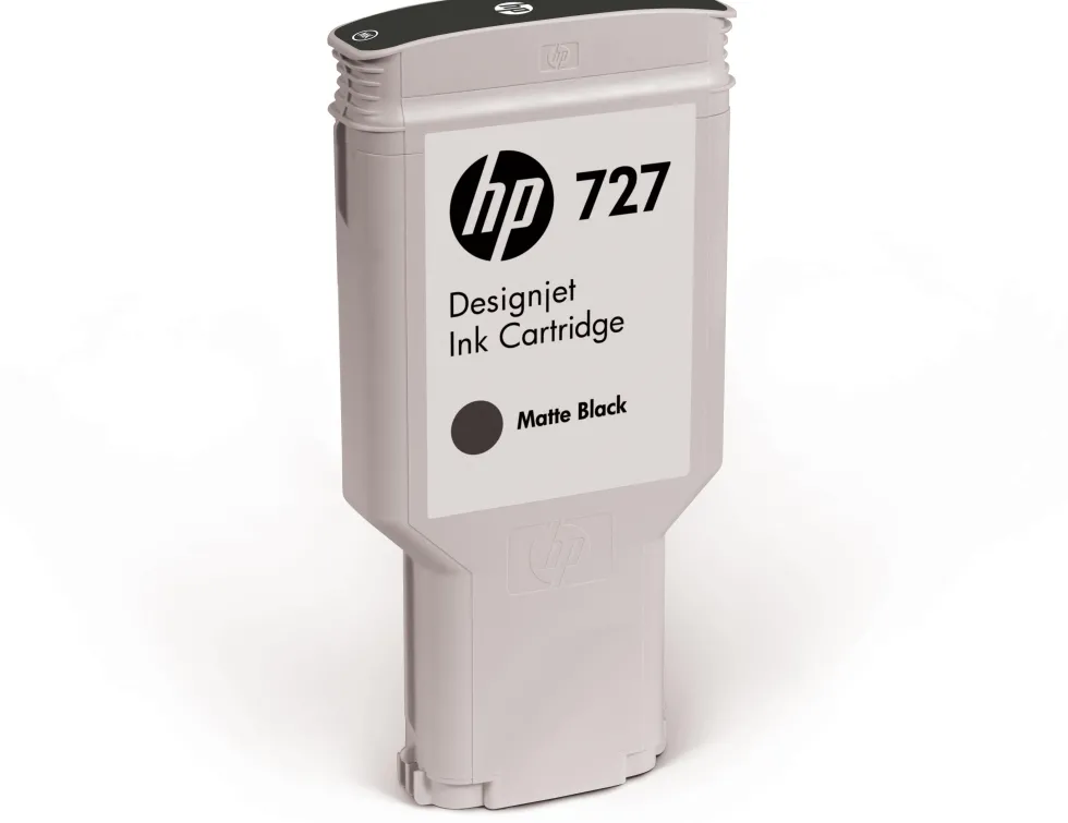 Bläckpatron HP C1Q12A 727 Mattsvart
