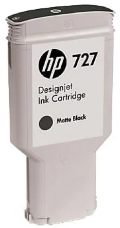 Bläckpatron HP C1Q12A 727 Mattsvart