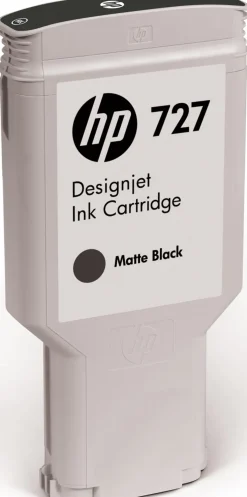 Bläckpatron HP C1Q12A 727 Mattsvart