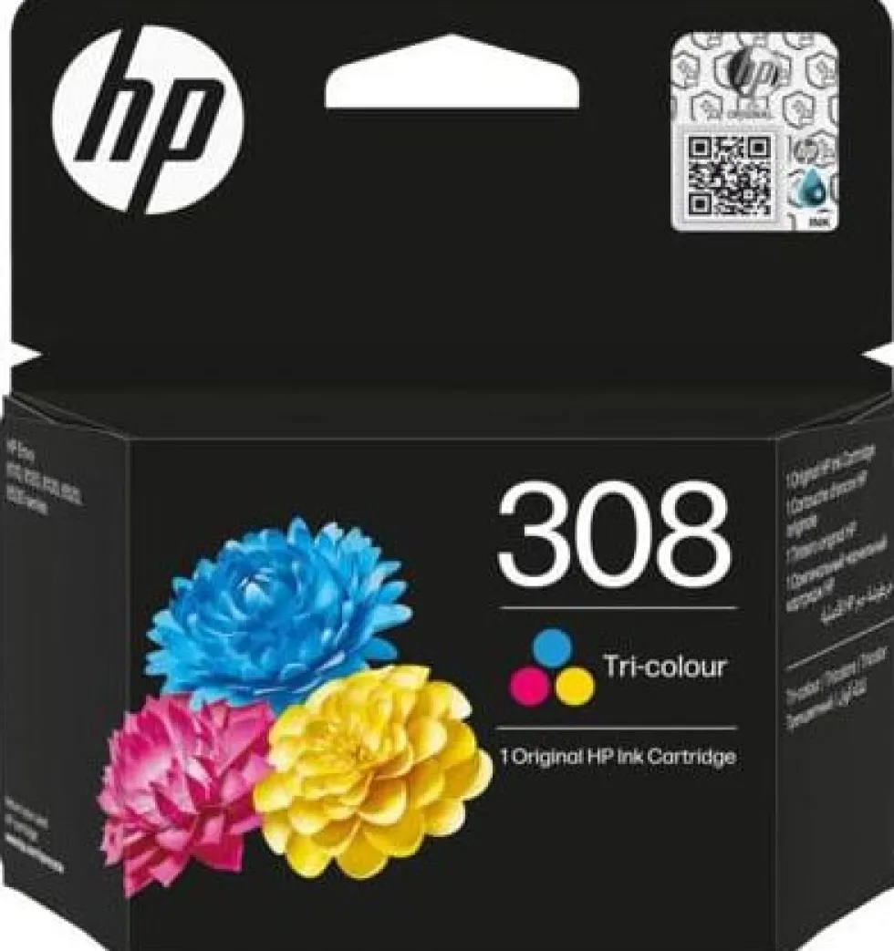 Bläckpatron HP 7FP20UE 308 Färg