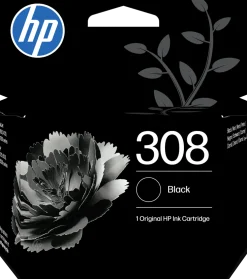 Bläckpatron HP 6L6S6UE 308 svart+färg