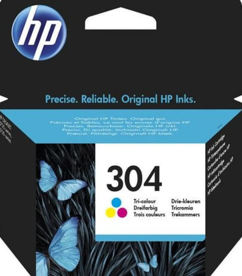 Bläckpatron HP N9K05AE 304 färg