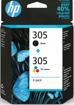 Bläckpatron HP 305 Svart+Färg 2/FP