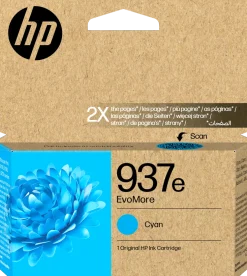 Bläckpatron HP 4S6W6NE 937e cyan