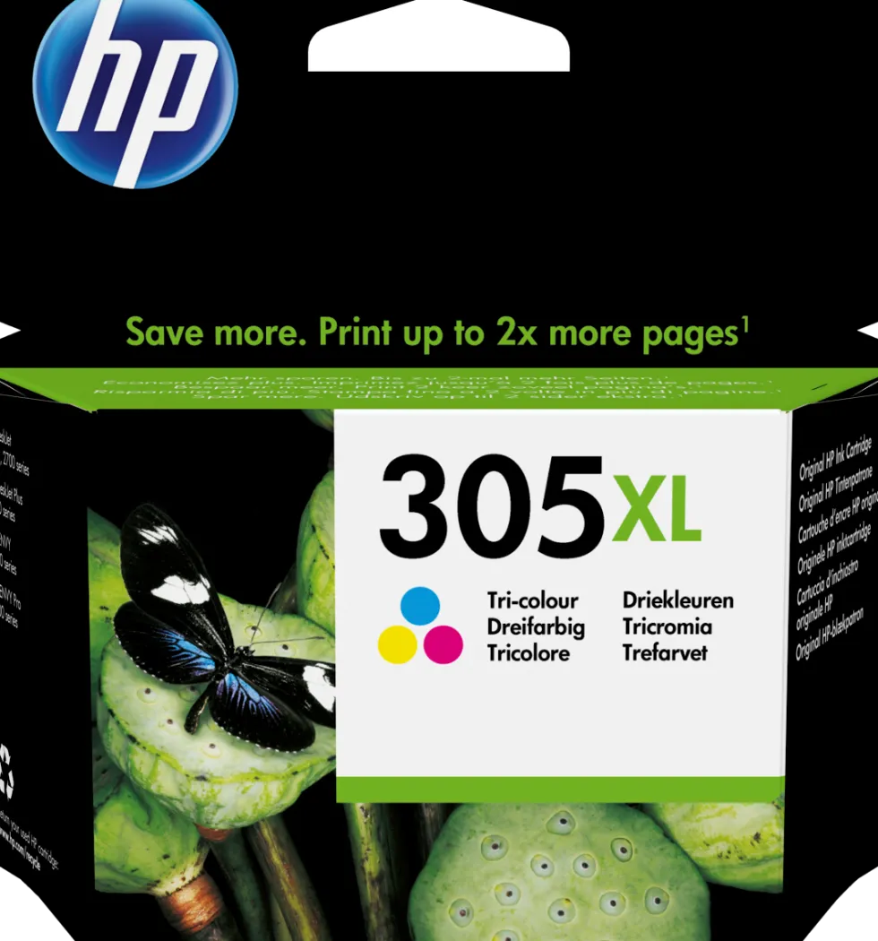 Bläckpatron HP 3YM63AE 305XL färg