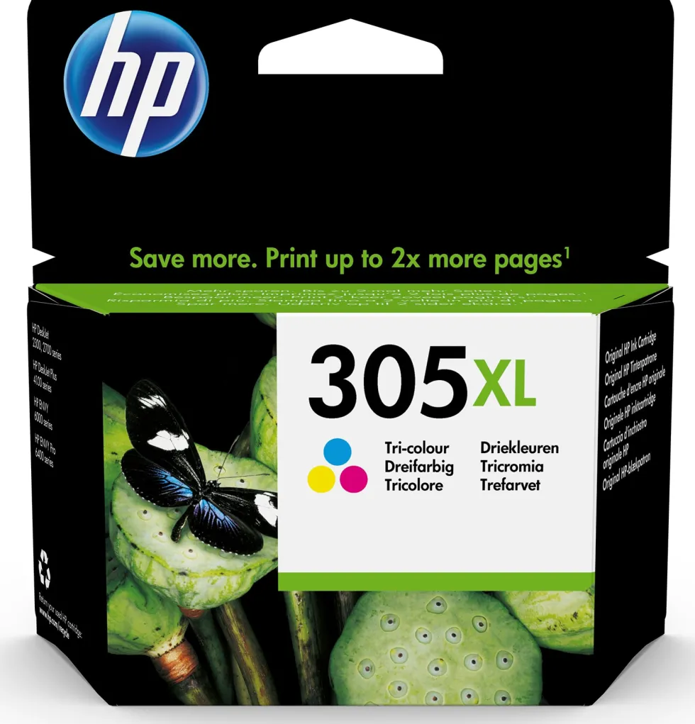 Bläckpatron HP 3YM63AE 305XL färg