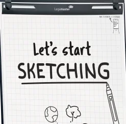 Blädderblocksställ Sketch Easy mobil