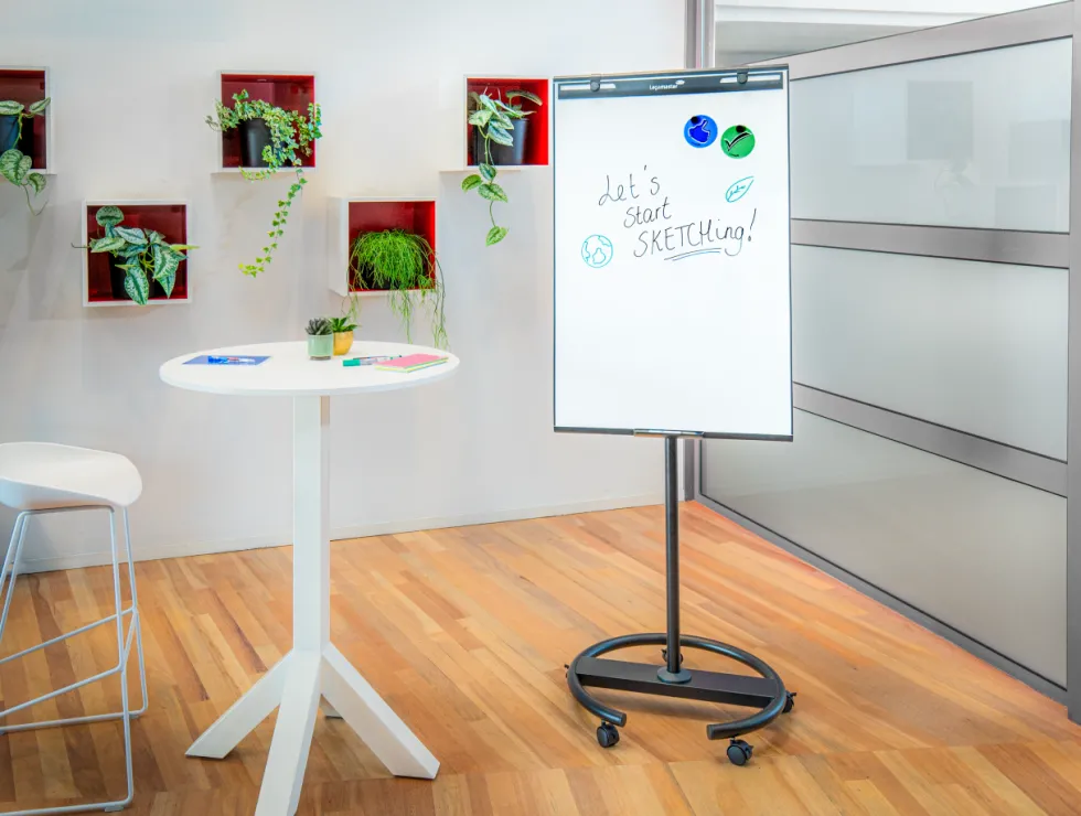 Blädderblocksställ Sketch Easy mobil
