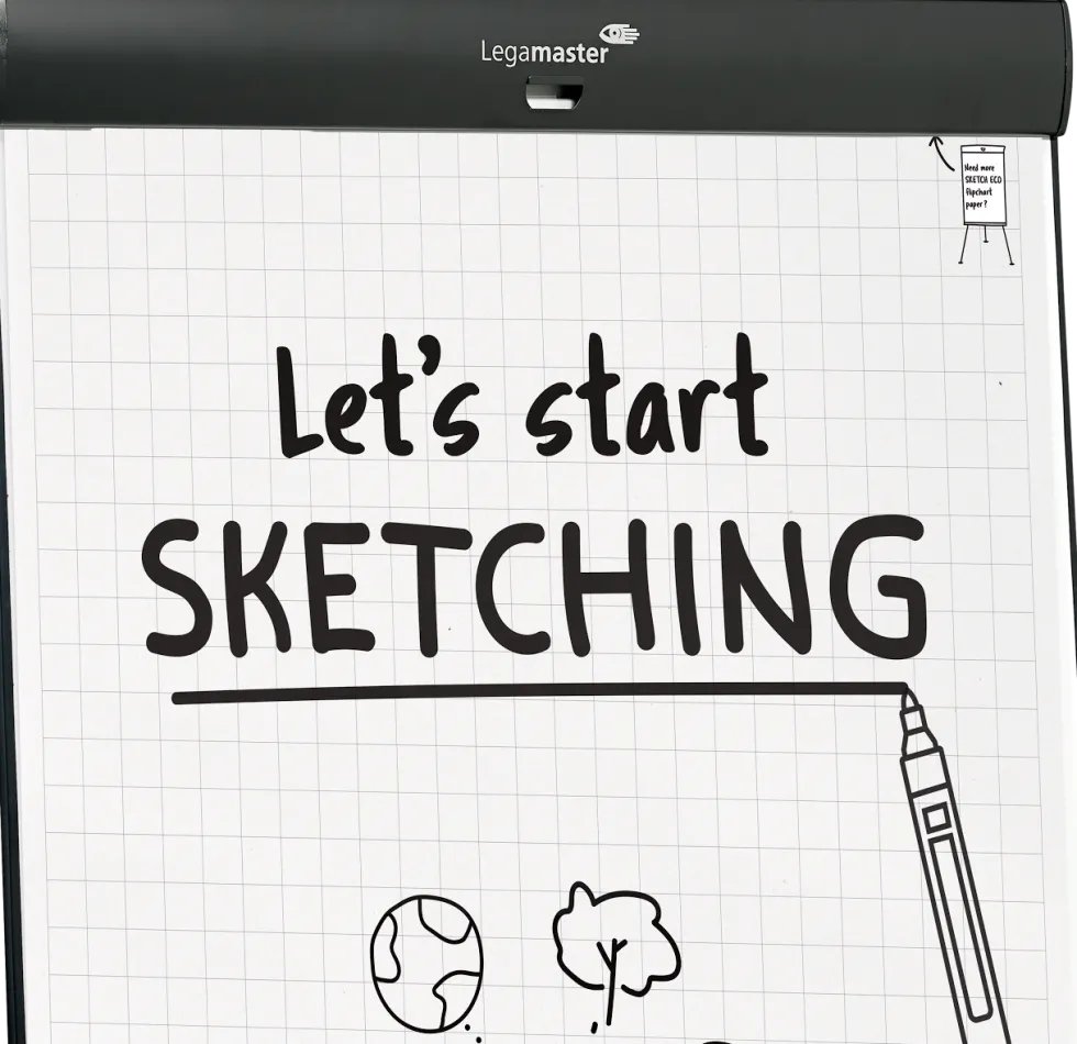 Blädderblocksställ Sketch Pro