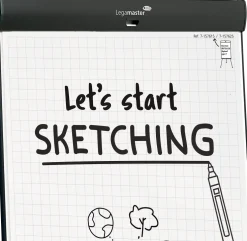 Blädderblocksställ Sketch Pro mobil rund
