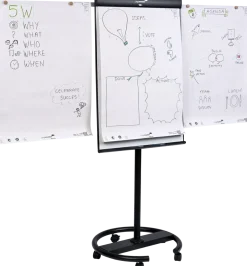Blädderblocksställ Sketch Pro mobil rund