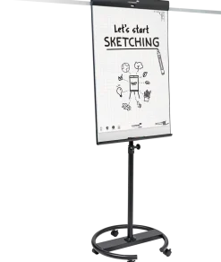 Blädderblocksställ Sketch Pro mobil rund